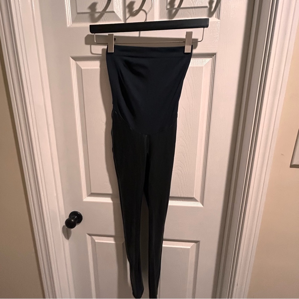 Spanx Mama Maternity Women’s Faux Leather Leggings Black Size S/P